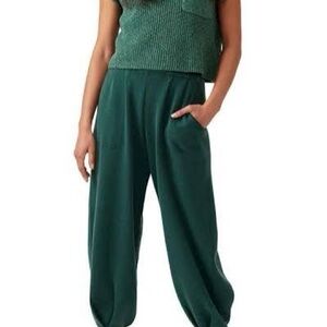 Free People Freya Sweater Set Emerald Green